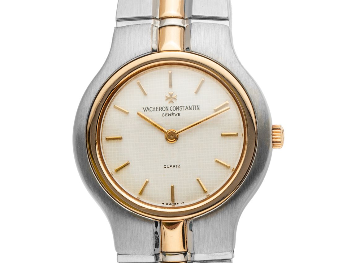 Vacheron Constantin Phidias Stahl 18kt Gelbgold Quarz Limitiert 24mm Ref.589106 Vintage Bj.1998