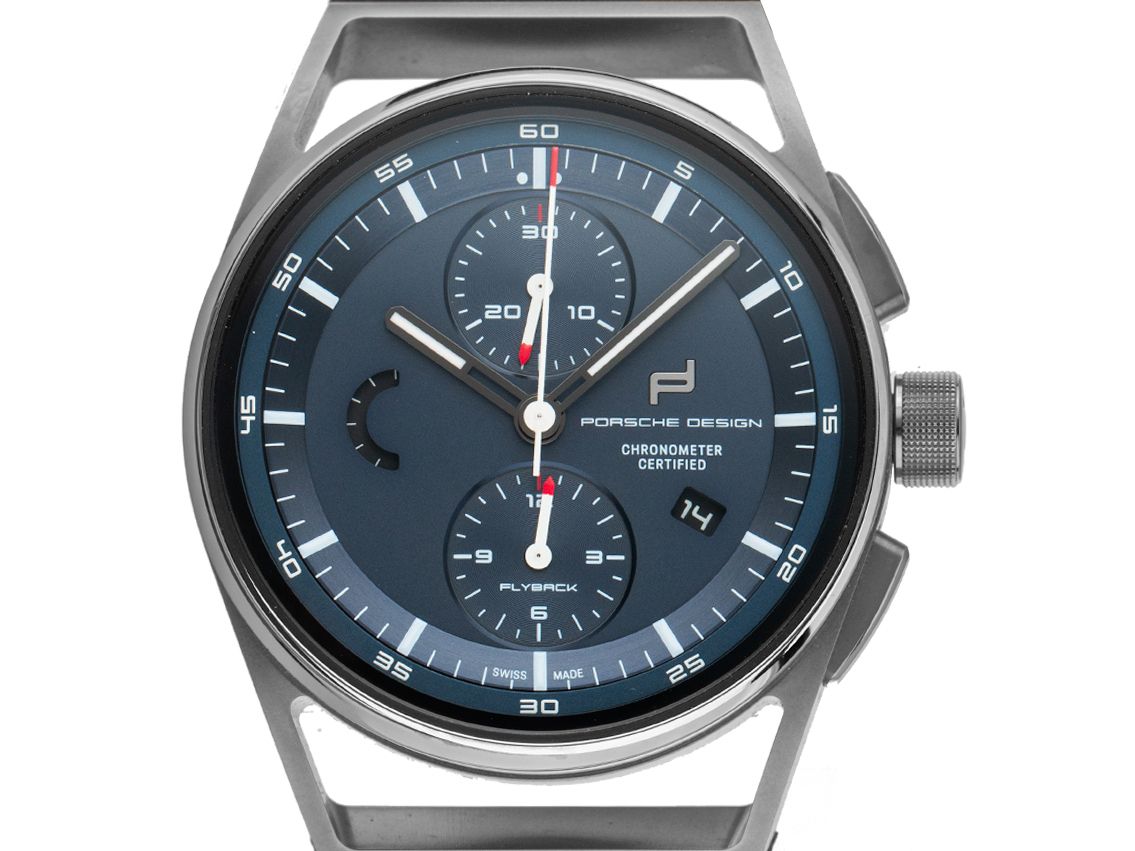 Porsche Design 1919 Chronotimer Titan Automatik Chronograph Flyback Armband Leder 42mm Box&Pap. Full Set Ungetragen
