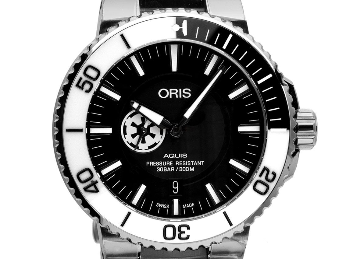 Oris Star Wars Stormtrooper Stahl Automatik Armband Stahl Limitiert 44mm Bj.2021 Box&Pap. Full Set Ungetragen mit Zertifikat über 2.490,-€