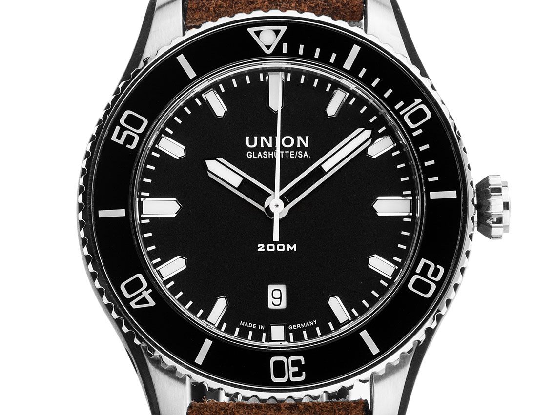 Union Glashütte Belisar Datum Sport Stahl Automatik Armband Leder 45mm Ref. D009.907A Bj.2020 Box&Pap. Full Set Wie Neu mit Zertifikat über 1.980,-€