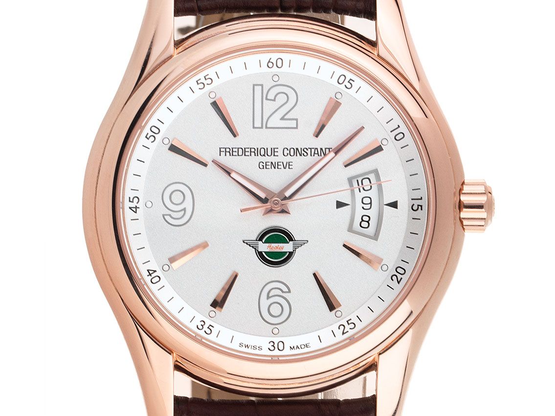 Frederique Constant Healey Roségold Automatik Armband Leder Faltschließe Limitiert 43mm Ref.FC-303HS6B4 Vintage Box&Pap. Full Set wie Neu mit Zertifikat über 4.500,-€