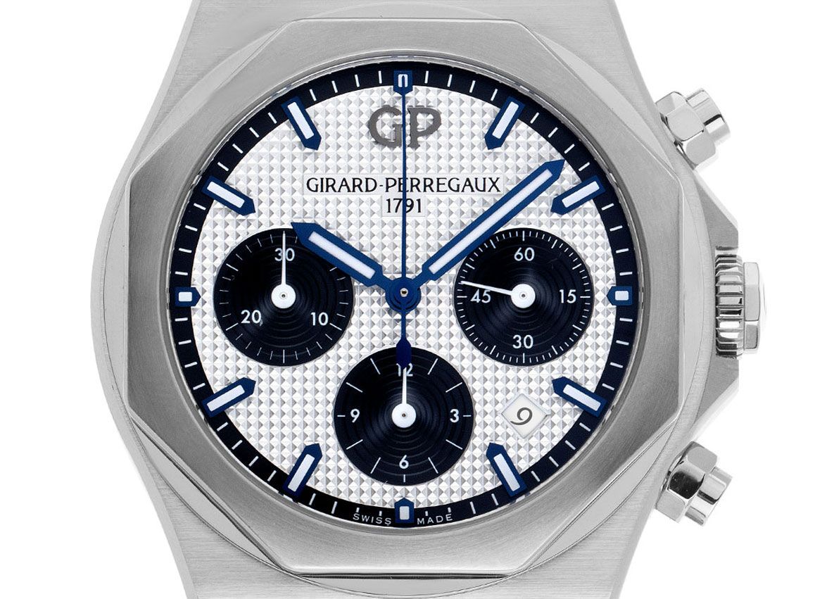 Girard Perregaux Laureato Chronograph Ref.81020-11-131-11A 2025 Full Set Ungetragen