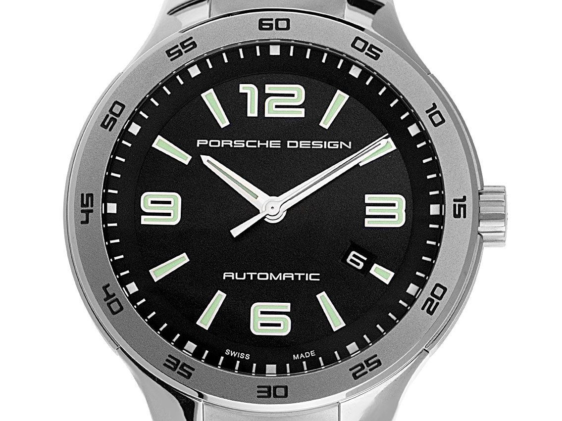 Porsche Design Flat Six P'6310 Stahl Automatik Armband Stahl 44mm Bj.2011 Box&Pap. Full Set Ungetragen