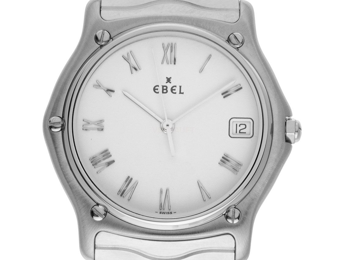 Ebel Classique Sport Stahl Quarz Armband Stahl 37mm Ref.9187141 Vintage Bj.2002 Box&Pap. Full Set wie Neu