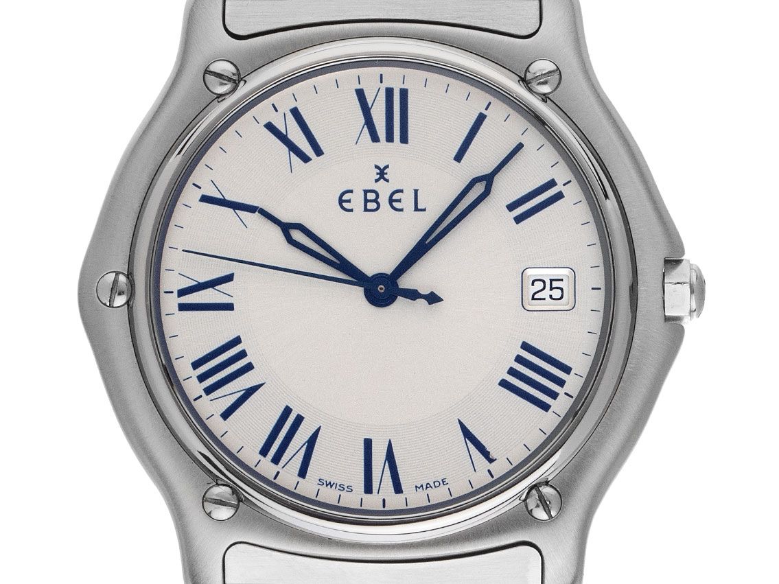 Ebel Sport Classique Stahl Quarz Armband Stahl 37mm Ref.9187151126125 Vintage Bj.2000 Box&Pap. Full Set wie Neu
