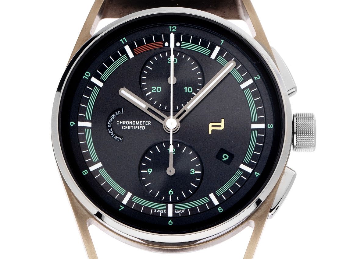 Porsche Design 911 Targa 4S Heritage Titan Stahl Automatik Chronograph Armband Leder Faltschließe Limitiert 42mm Box&Pap. Full Set wie Neu