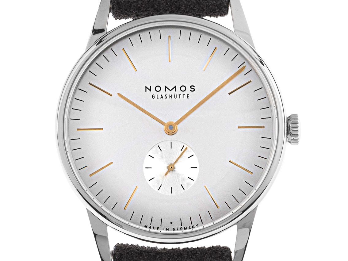Nomos Glashütte Orion Silber Ref.379 2024 Full Set Neu