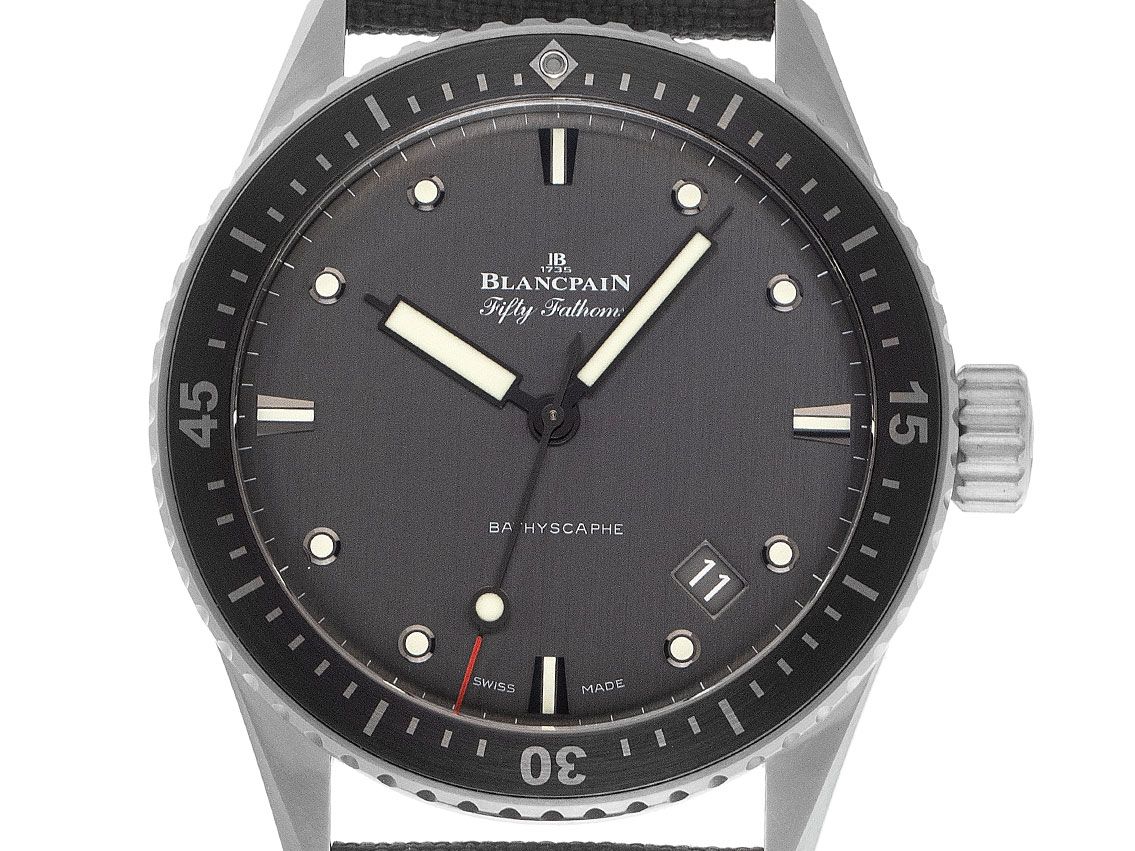 Blancpain Fifty Fathoms Ref.5000 1210 G52A Full Set Ungetragen