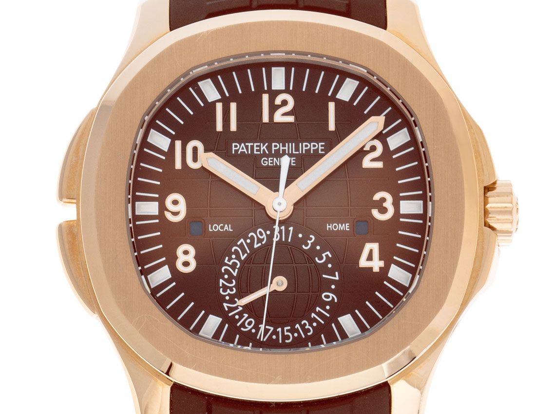Patek Philippe Aquanaut Travel Time Ref.5164R-001 2019 Full Set Ungetragen