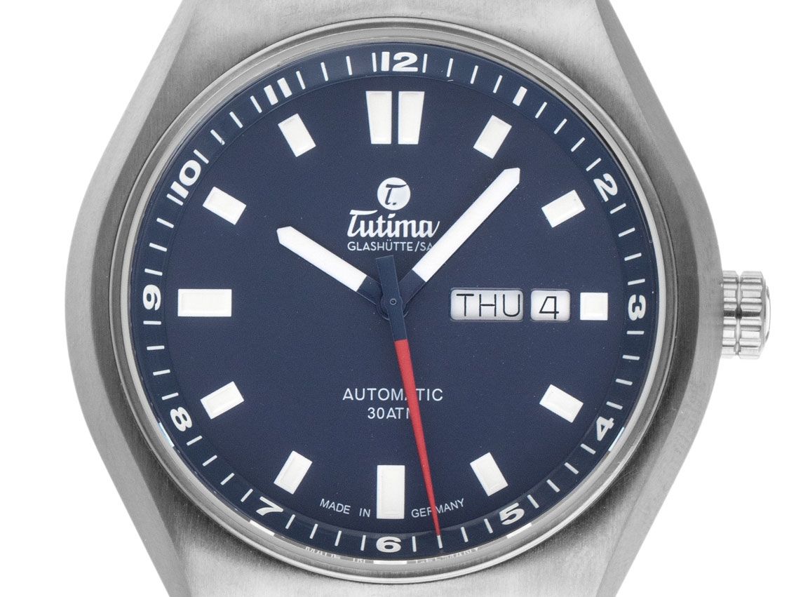 Tutima M2 Coastline Titan Automatik Armband Titan 43mm Ref.6150-02 Bj.2022 Box&Pap. Full Set Ungetragen