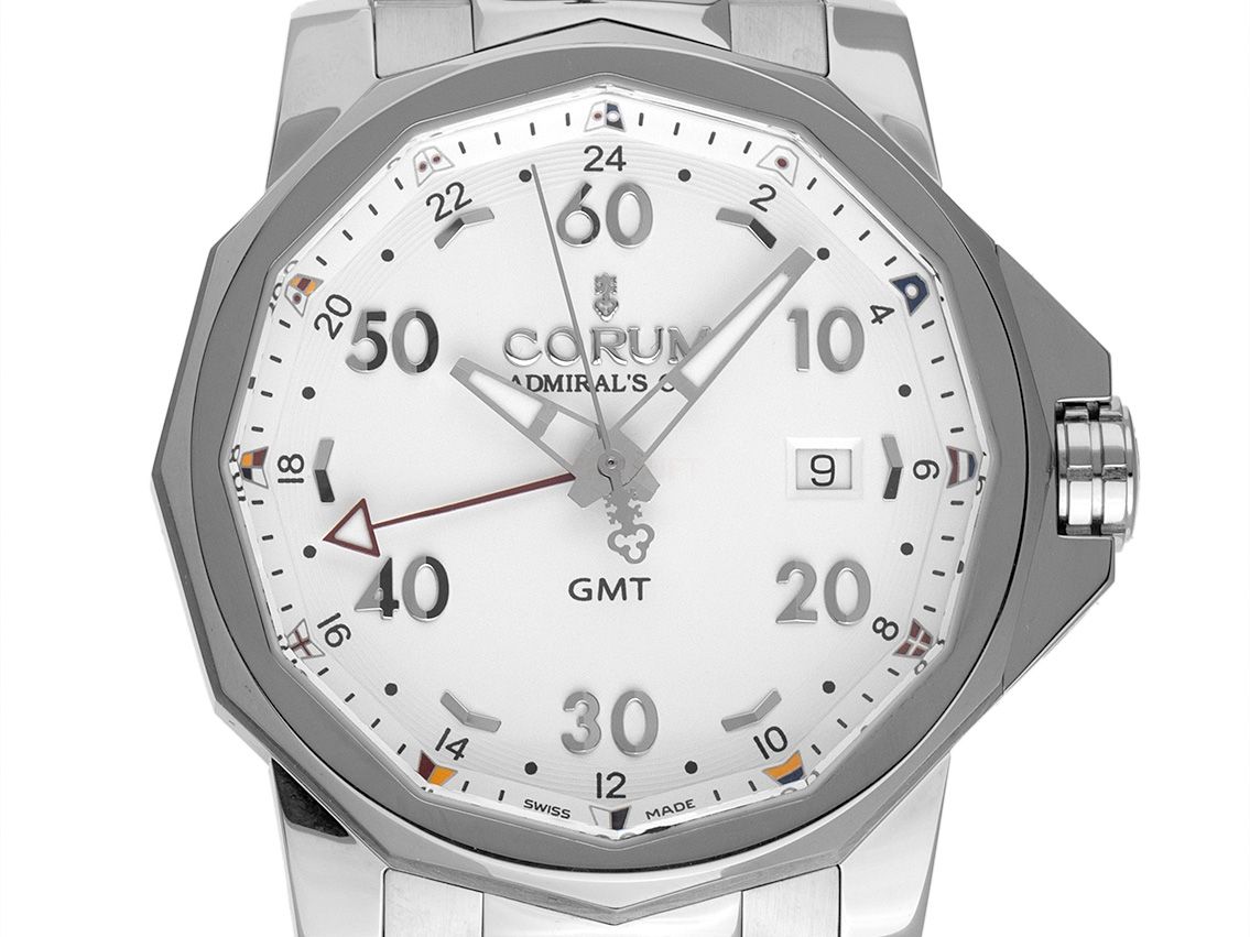 Corum Admiral's Cup GMT Ref.383.330.20/V701 AA12 2014 Full Set Neu Vintage