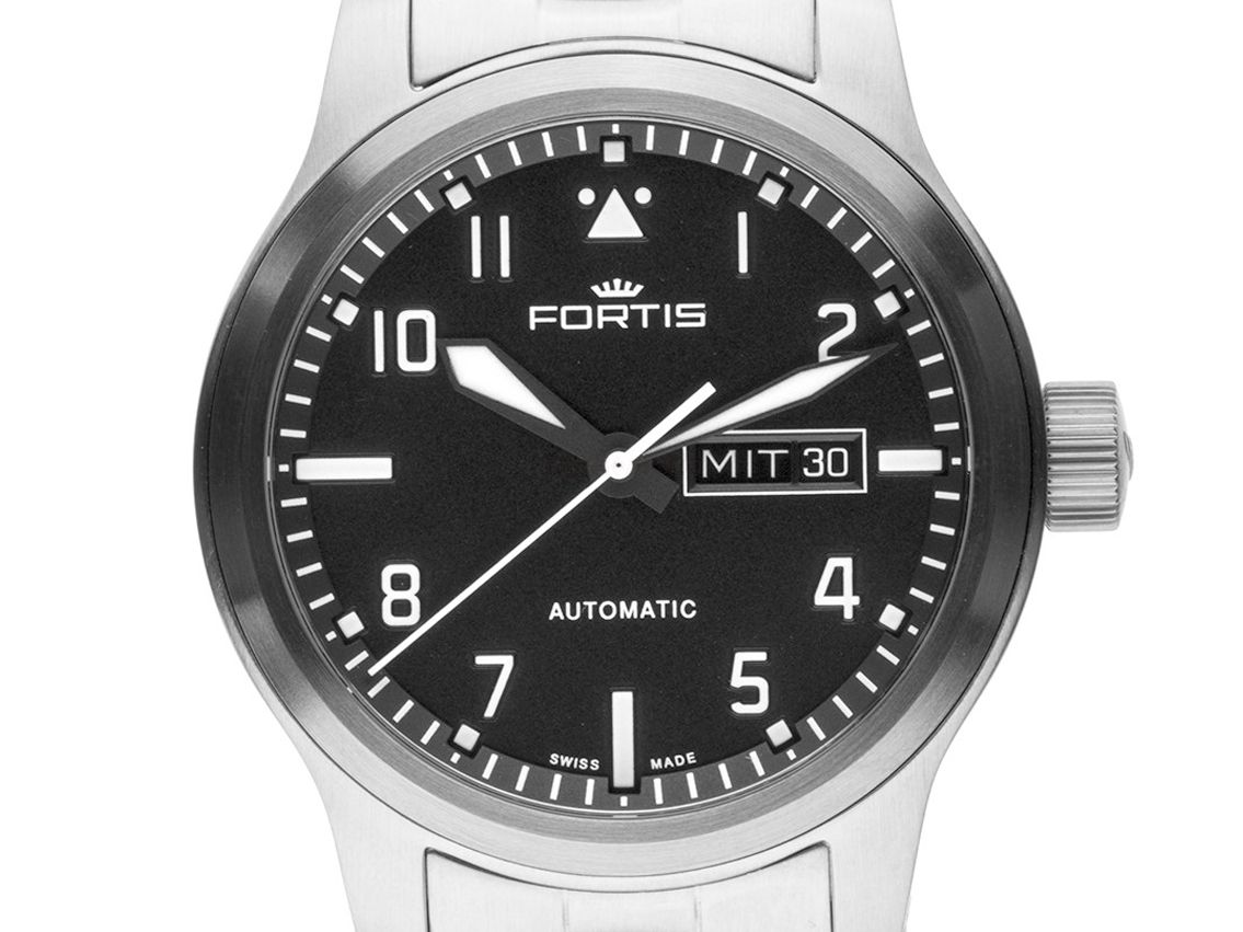 Fortis Aeromaster Day-Date Ref.655.10.10M Full Set wie Neu
