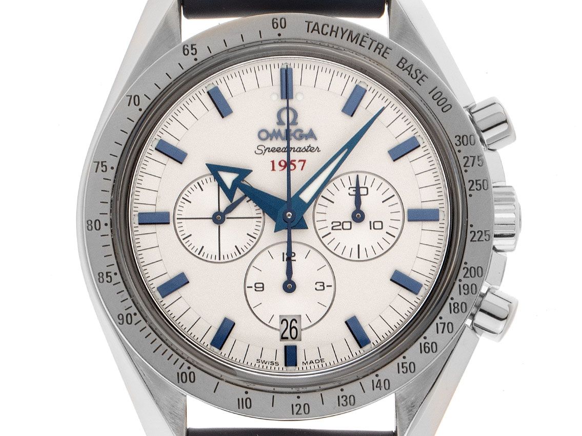 Omega Speedmaster 1957 Broad Arrow Ref.321.10.42.50.02.001 2010 Full Set wie Neu Vintage 