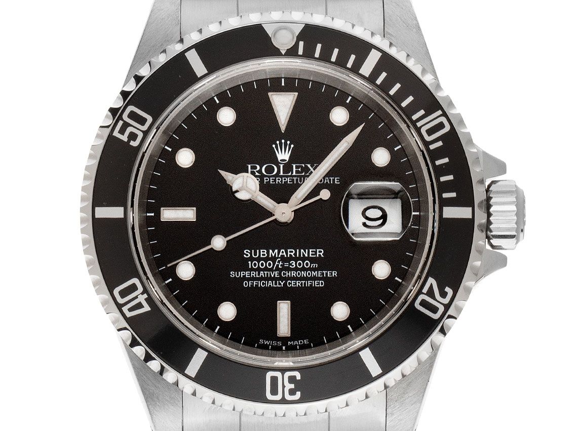 Rolex Submariner Date flat four Ref.16610 1999 Box&Beschreibung wie Neu Vintage 