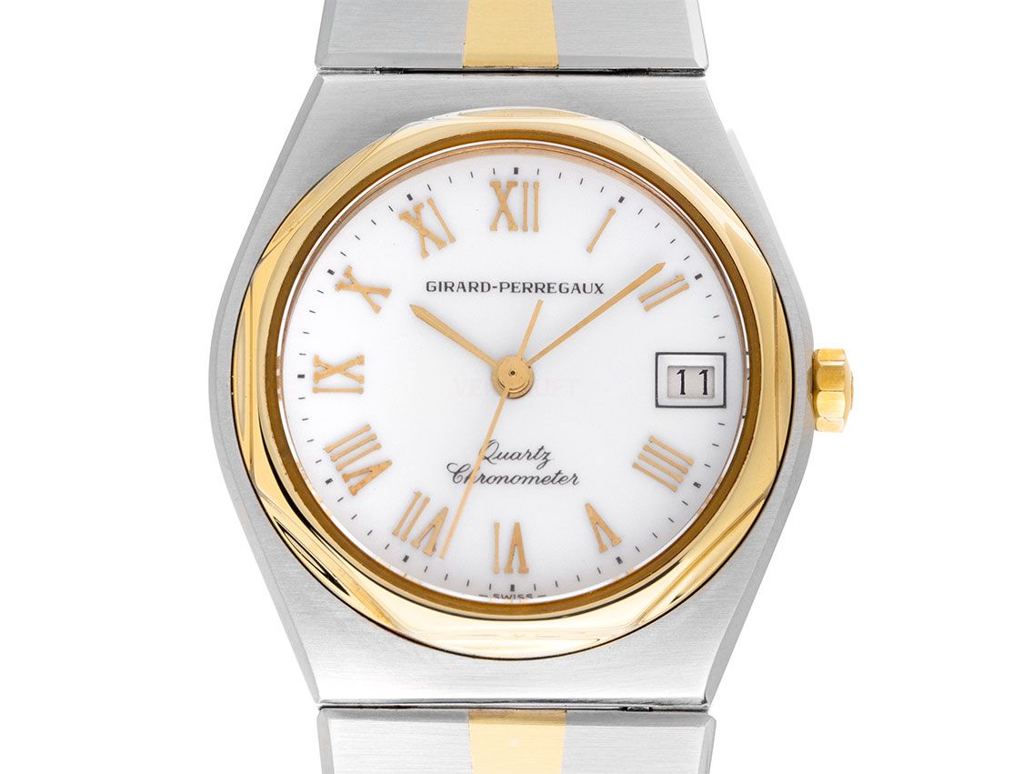 Girard Perregaux Laureato Medium Ref.4265WH 1989 wie Neu Vintage 
