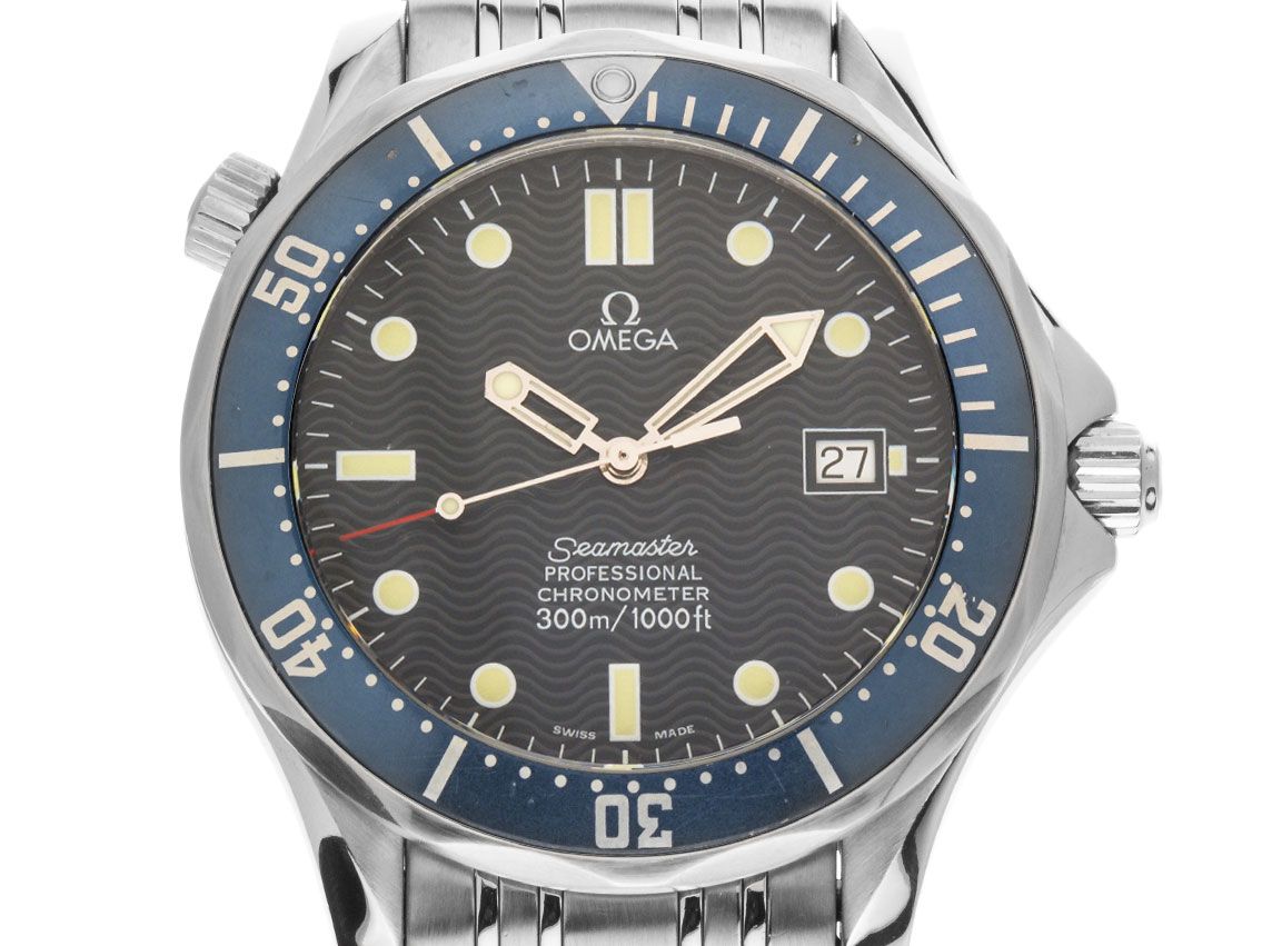 Omega Seamaster Diver 300m Stahl Automatik Armband Stahl 42mm Ref.253.18.000 Bj.1999 Box&Beschreibung sehr gut Vintage