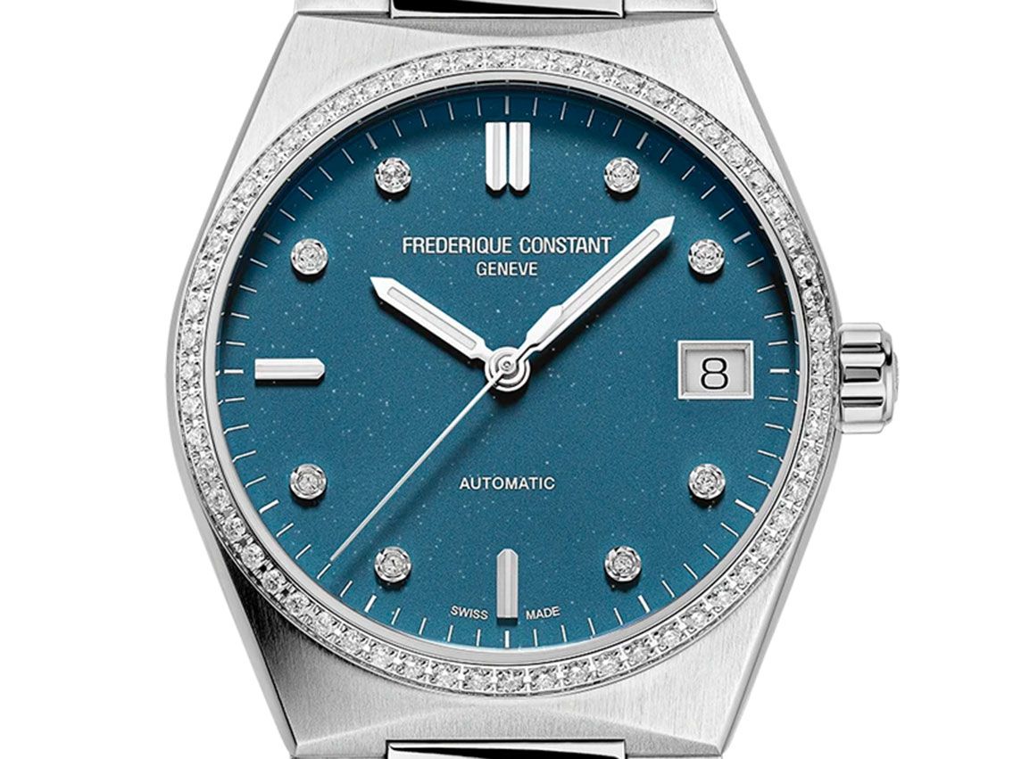 Frederique Constant Highlife Ladies Sparkling Stahl Diamanten Automatik Armband Stahl Limitiert 34mm Ref.FC-303LBSD2NHD6B Box&Pap. Full Set Neu
