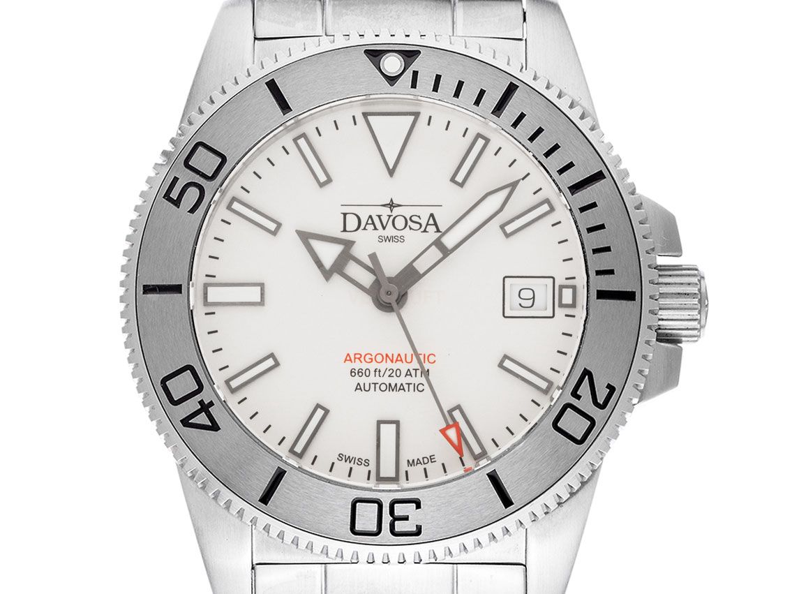 Davosa Argonautic Stahl Beyond Steel® Automatik Armband Stahl 39mm Ref.161.532.10 Box&Pap. Full Set Neu 