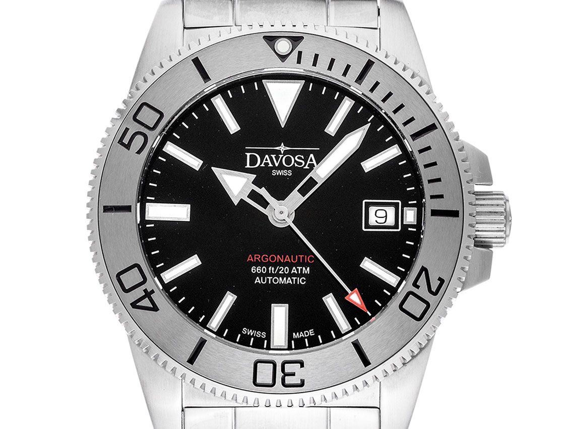 Davosa Argonautic Stahl Beyond Steel® Automatik Armband Stahl 39mm Ref.161.532.20 Box&Pap. Full Set Neu 