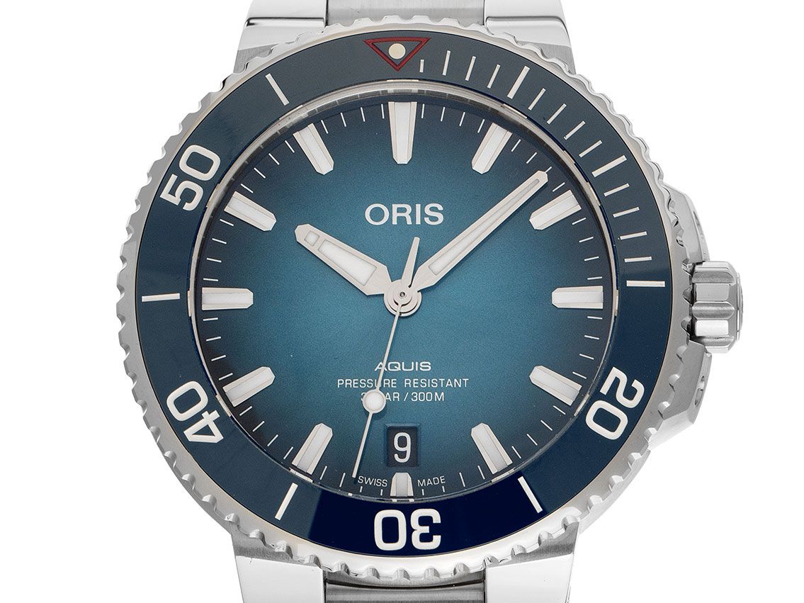 Oris Aquis Date Clean Ocean Ref.01 733 7732 4185 2019 Full Set wie Neu Vintage