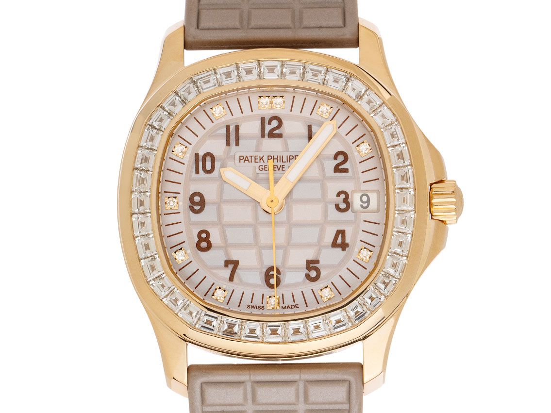 Patek Philippe Aquanaut Diamanten Ref.5072R-001 2020 Full Set wie Neu