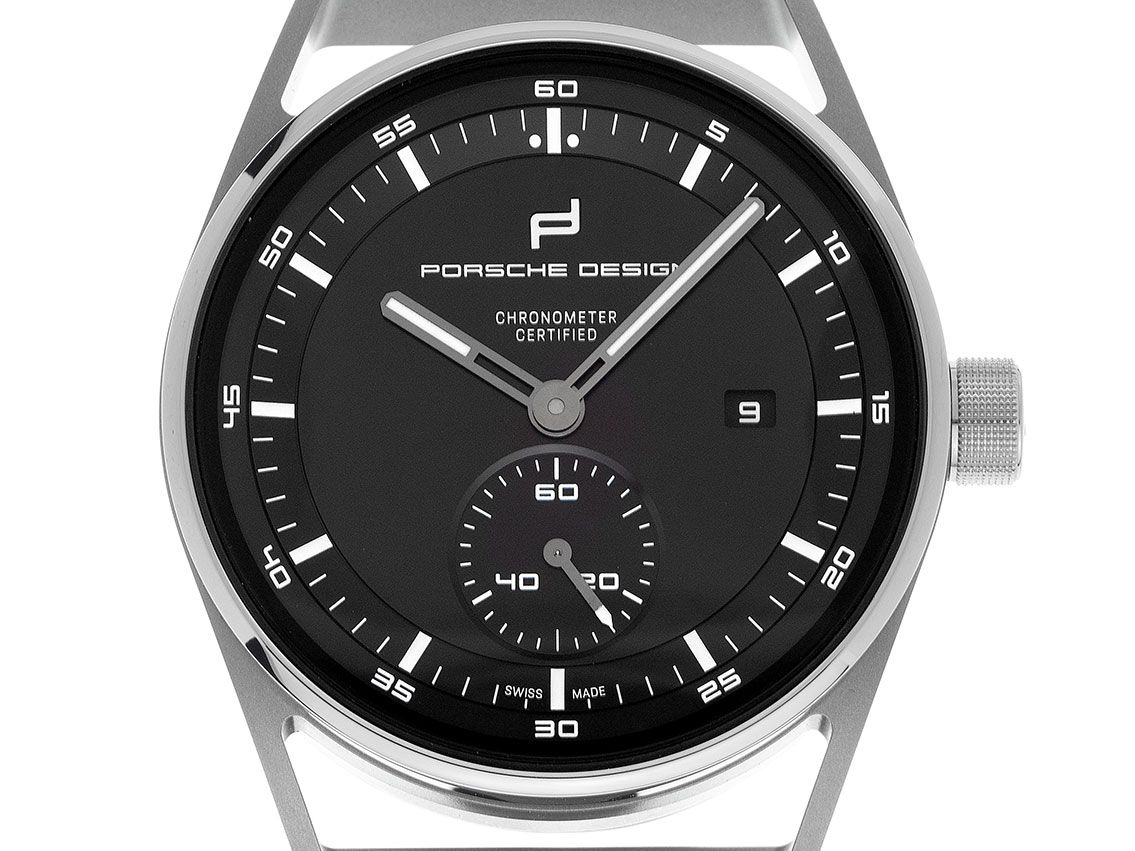 Porsche Design Sport Chrono Subsecond Jubiläumsuhr Titan Automatik Armband Leder Faltschließe 42mm Ref.6023.3.11.001.07.2-B Bj.2024 Full Set Ungetragen