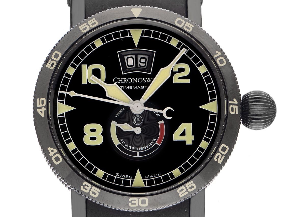 Chronoswiss Timemaster Big Date Ref.CH 3535 ST 2013 Full Set wie Neu Vintage