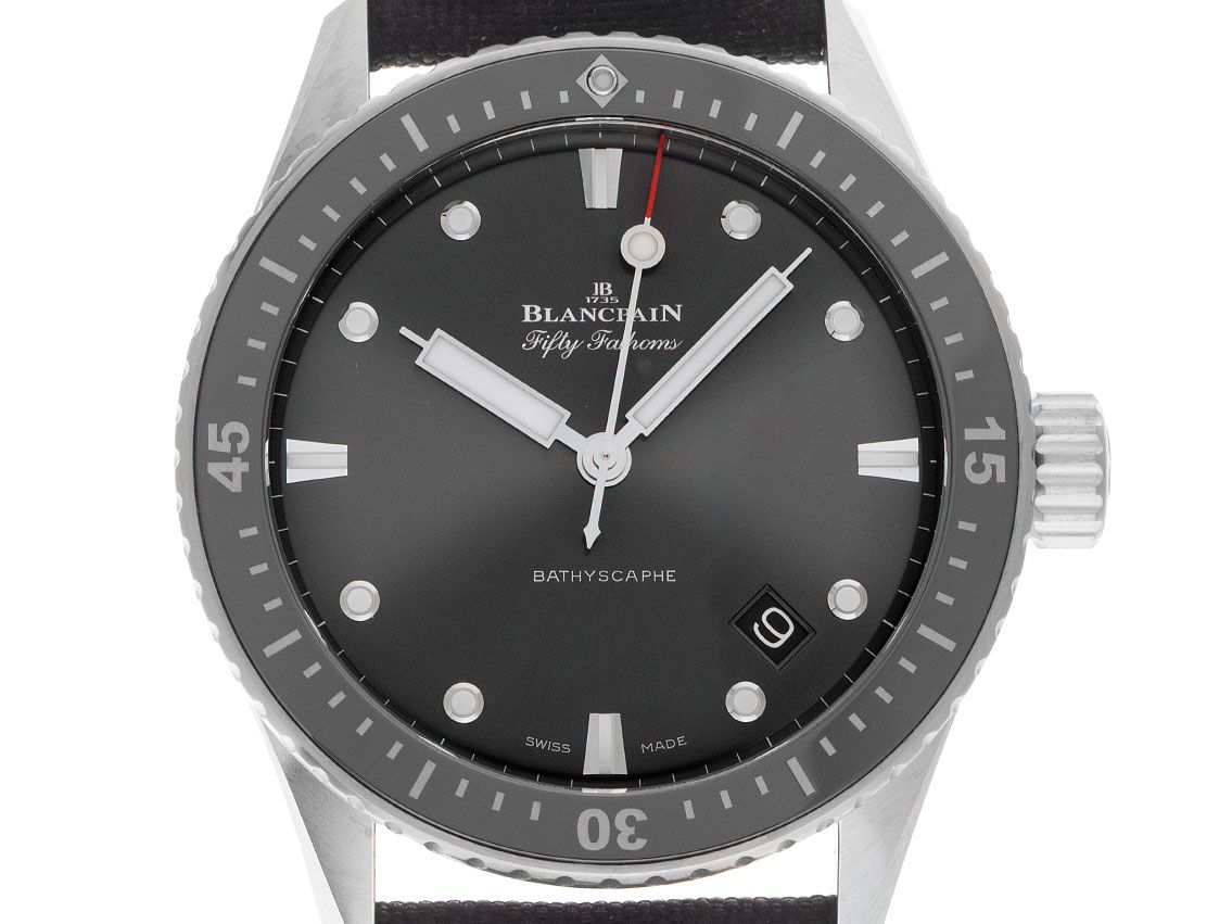 Blancpain Fifty Fathoms Bathyscaphe Ref.5000-1110-B52A 2021 Full Set wie Neu 