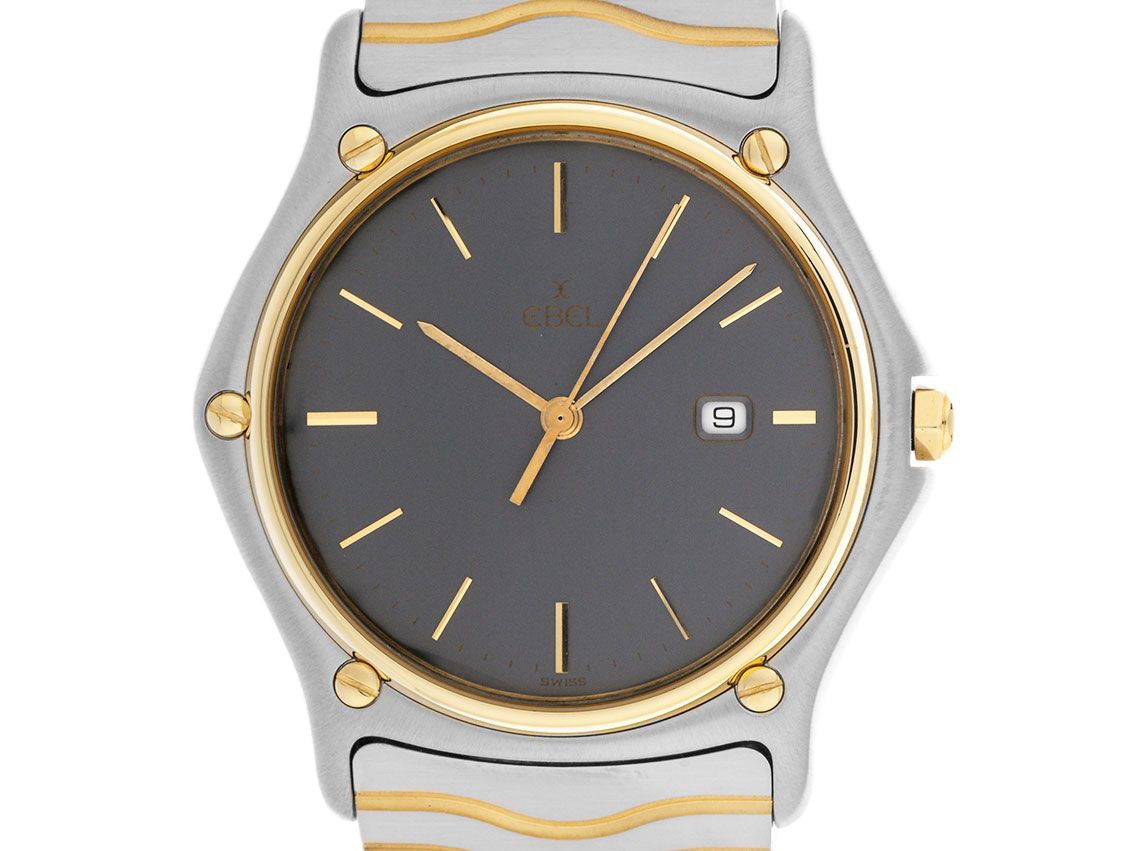 Ebel Sport Classic Stahl 18kt Gelbgold Quarz Armband Stahl 18kt Gelbgold 34mm Ref.183903 Bj.1990 Box&Beschr. wie Neu Vintage