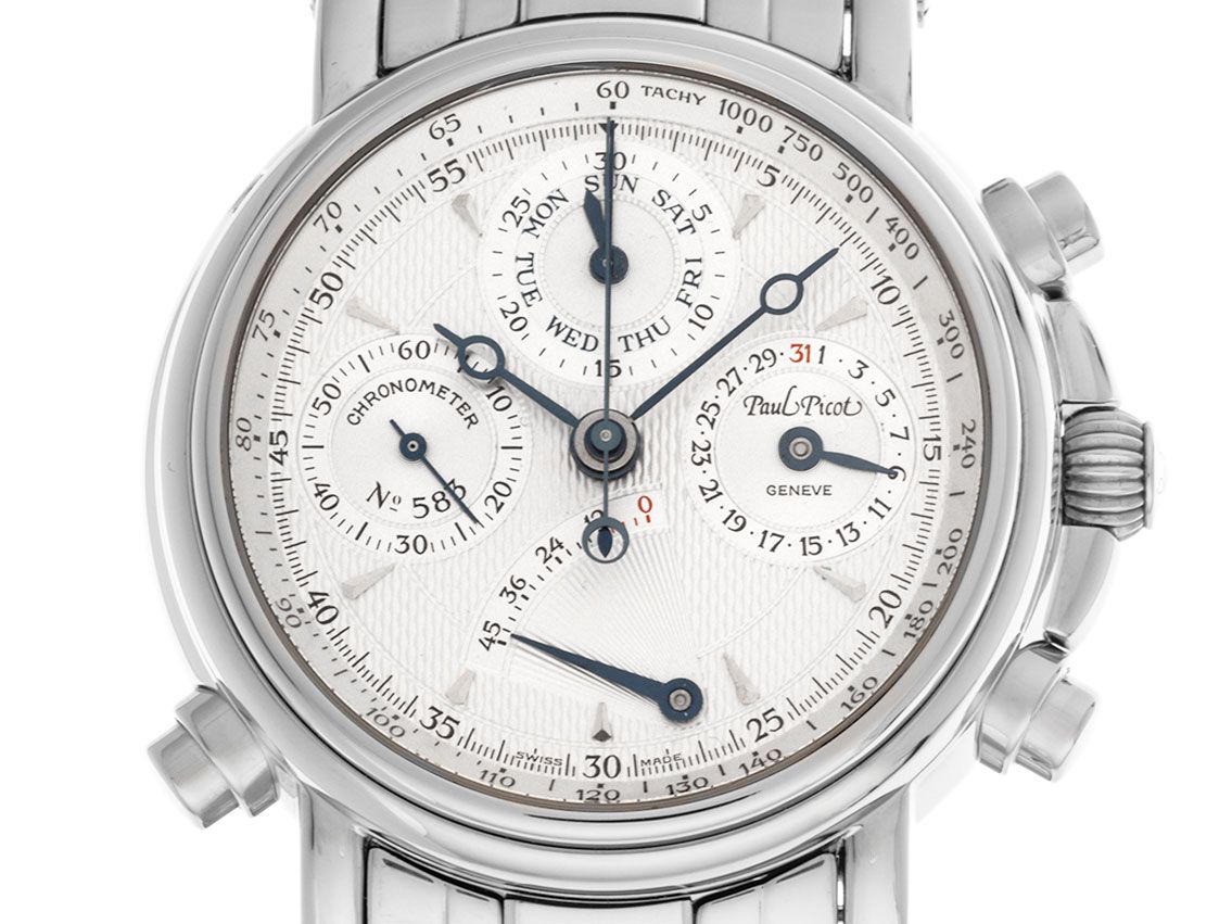 Paul Picot Technicum Schleppzeiger Ref.8888-4101 1996 Full Set wie Neu Vintage
