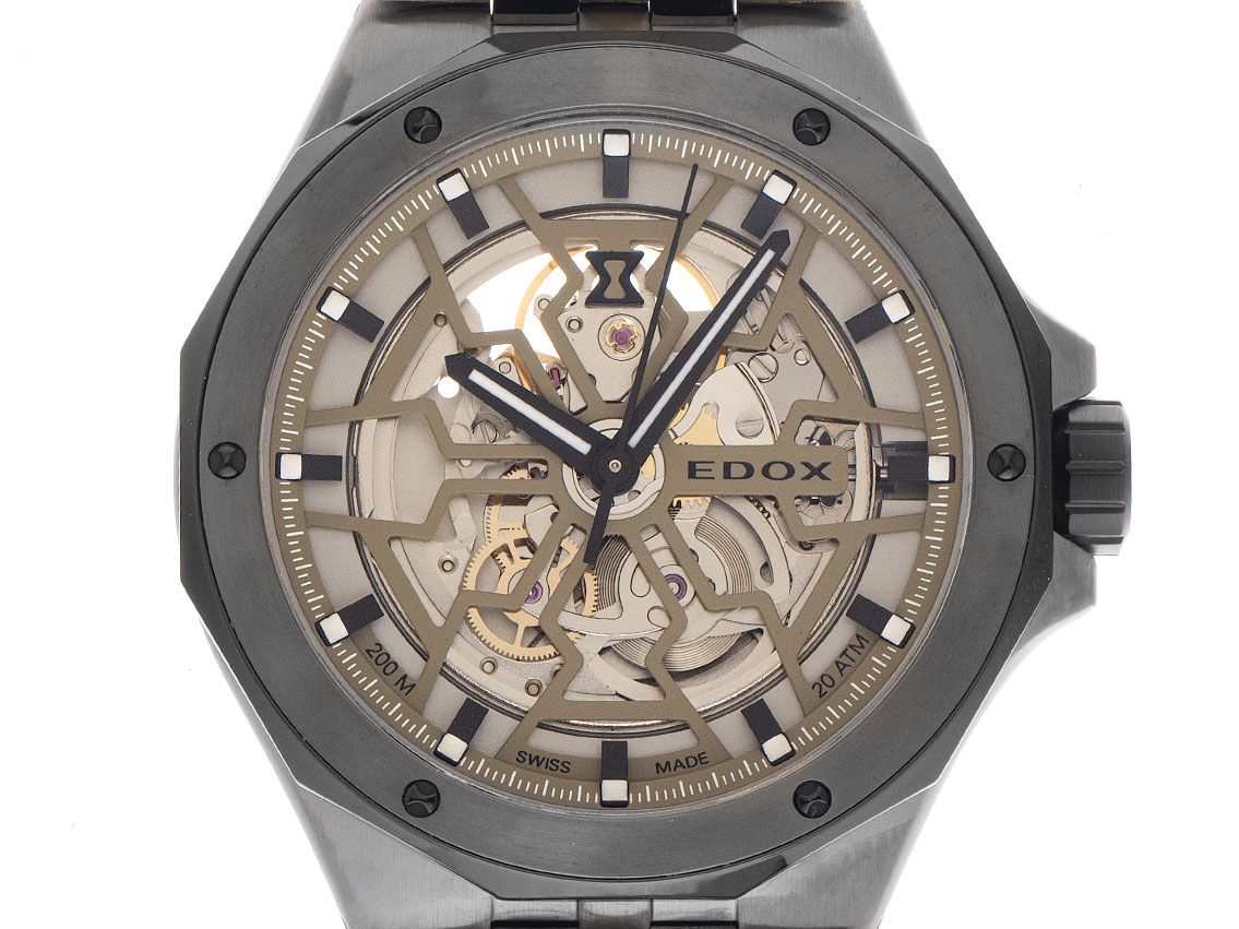 Edox Delfin Mecano Ref.85303-357GNCAV-VONB 2024 Full Set Neu