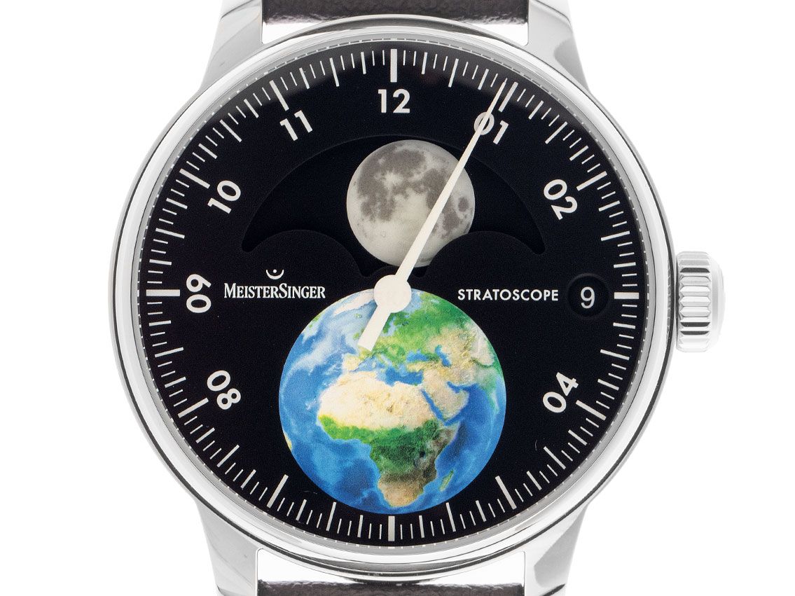 Meistersinger Stratoscope Beste Friends Einzeigeruhr Ref.ED-STBF902 2024 Full Set Ungetragen