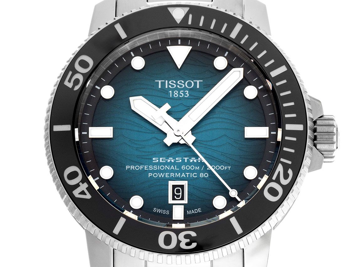 Tissot Seastar 2000 Professional Powermatic 80 Stahl Automatik Armband Stahl 46mm Ref.T120.607.11.041.00 Bj.2018 Box&Beschr. Wie Neu