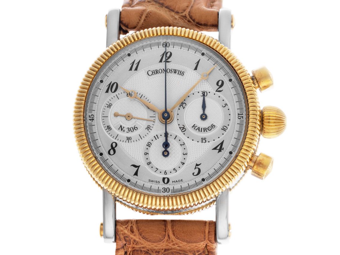 Chronoswiss Kairos Chronograph Ref.CH 1822 2010 Full Set wie Neu Vintage