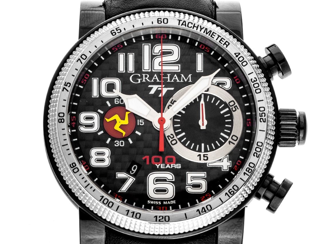 Graham Silverstone Tourist Trophy Limitiert Ref.2BLUV.B25R 2013 Full Set wie Neu Vintage