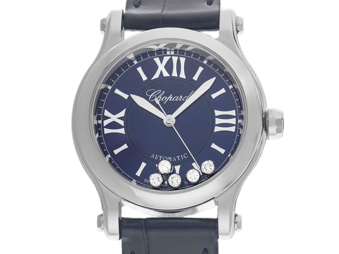 Chopard Happy Sport Diamanten Ref.278573-3016 2024 Full Set Ungetragen