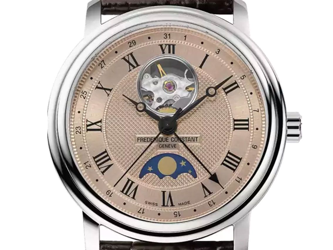 Frederique Constant Classic Heart Beat Mondphase Ref.FC-335MCSALB4P26 2024 Full Set Neu
