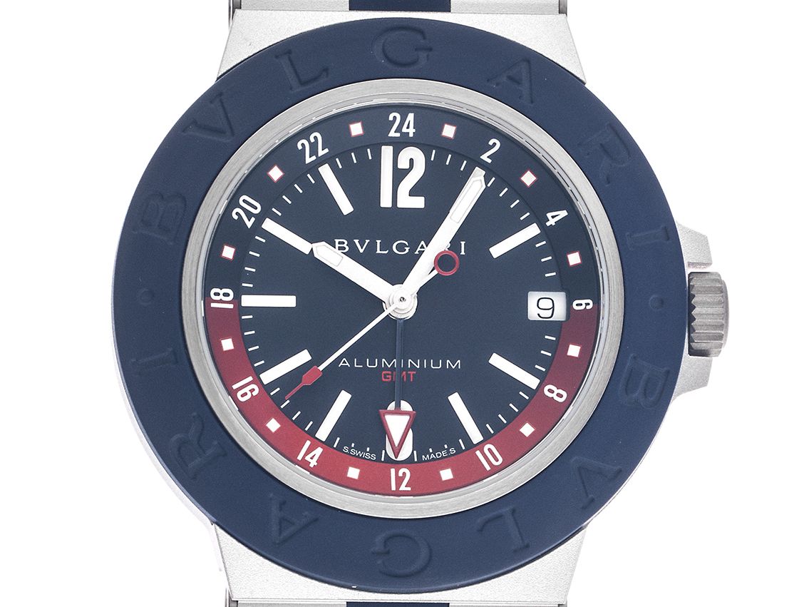 Bulgari Aluminium GMT Ref.103554 2024 Full Set Ungetragen