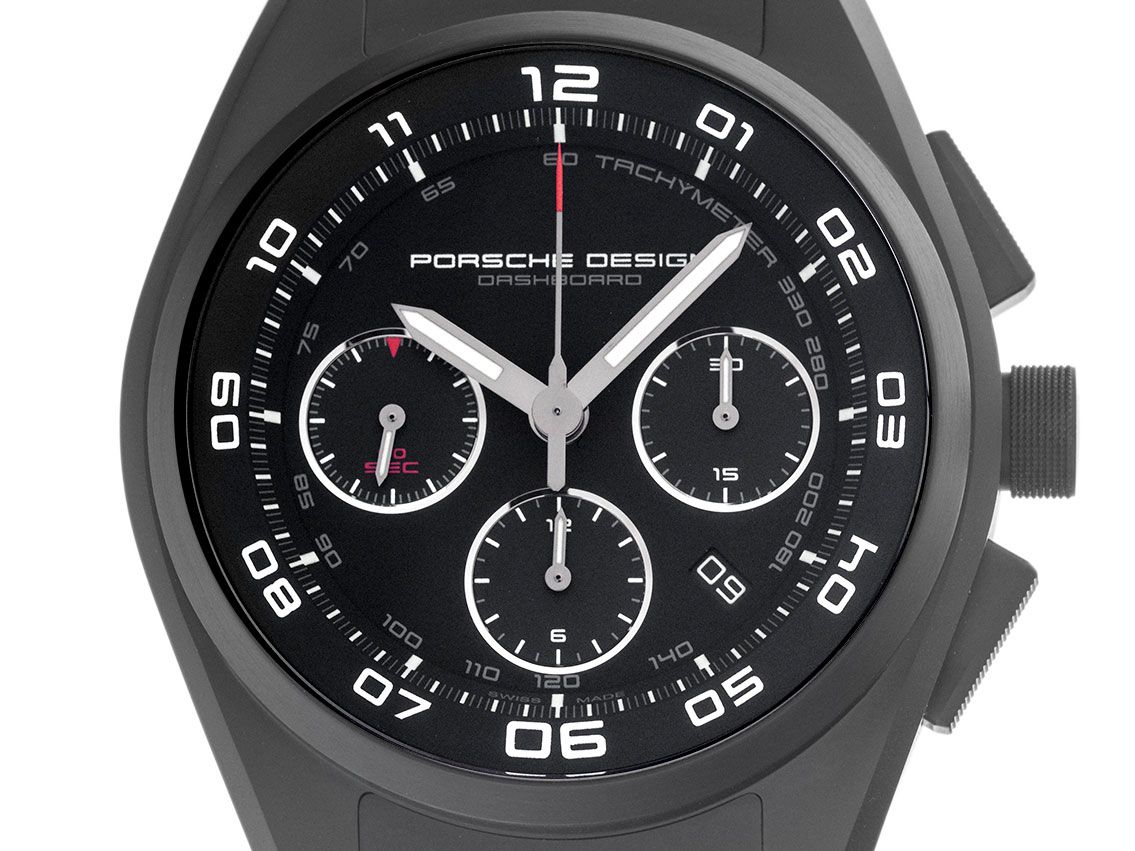 Porsche Design Dashboard Chronograph Titan Ref.6620 2010 Full Set Ungetragen Vintage