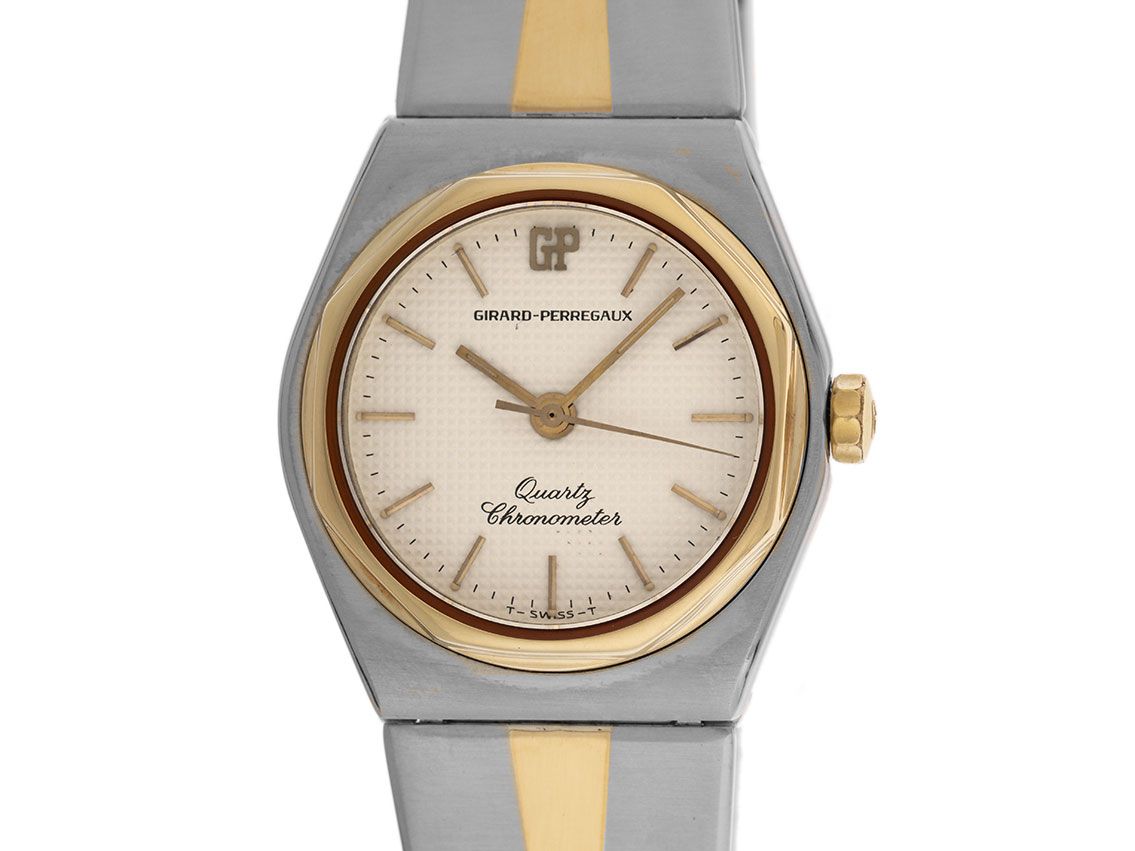 Girard Perregaux Laureato Chronometer Ref.4460WF 1980 original Box wie Neu Vintage 