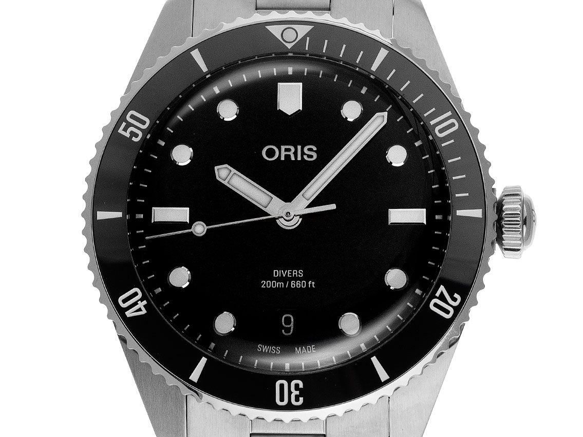 Oris Divers Date Ref.01 733 7795 4054 2024 Full Set Ungetragen
