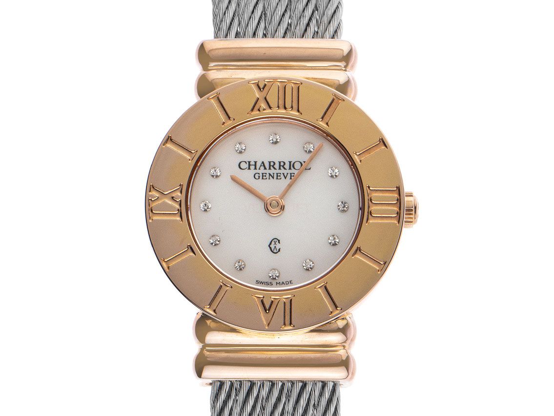 Philippe Charriol St. Tropez Ref.028RP.540.326 2005 Full Set sehr gut Vintage 