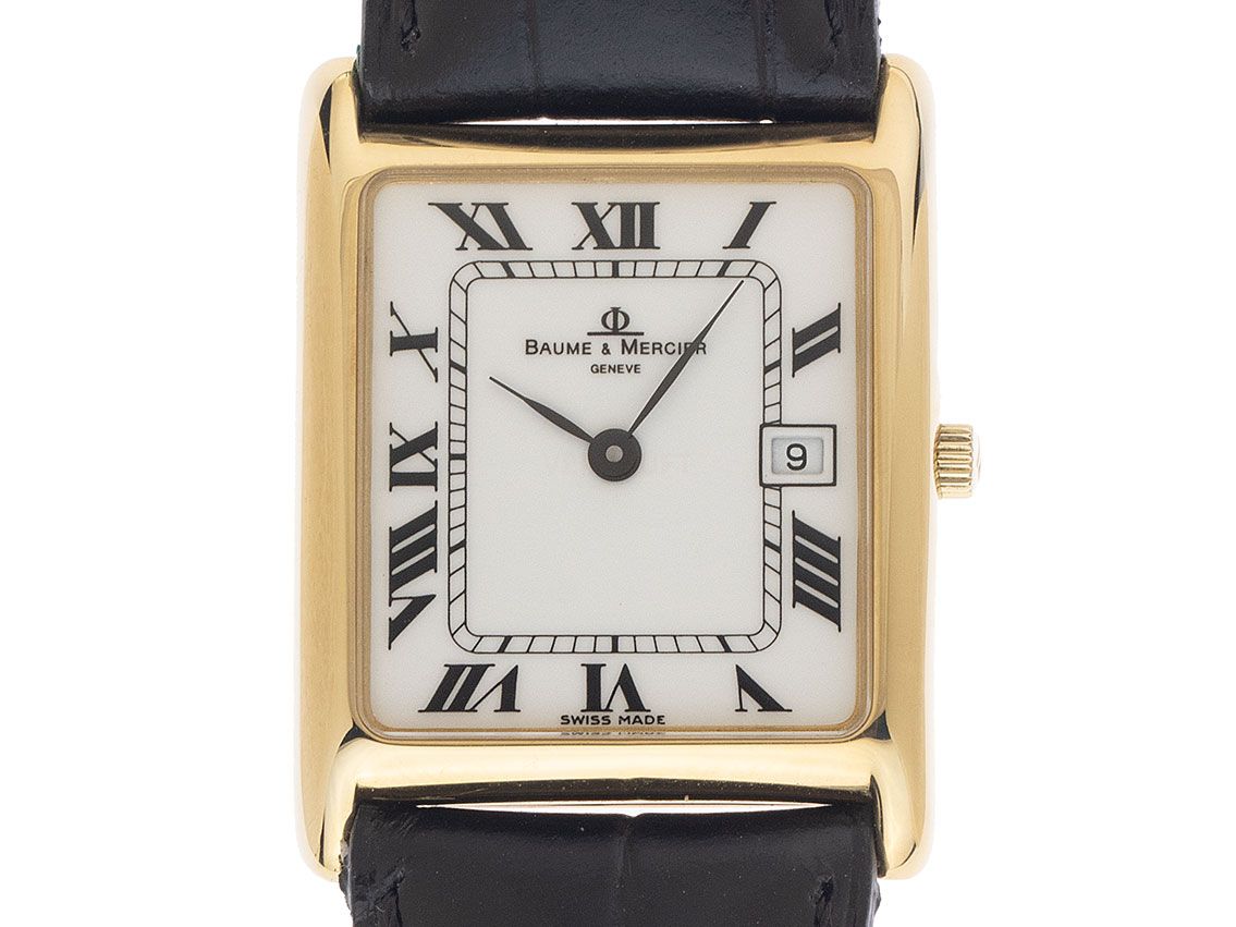 Baume & Mercier Quadrato Clasico Ref.17342 1990 Full Set sehr gut Vintage