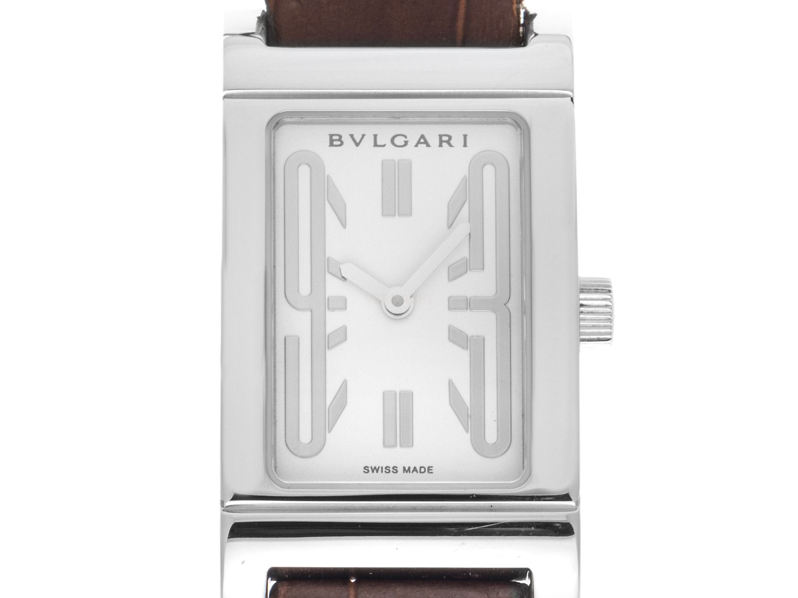 Bulgari Rettangolo Ref.RT39S 2005 original Box wie Neu Vintage 
