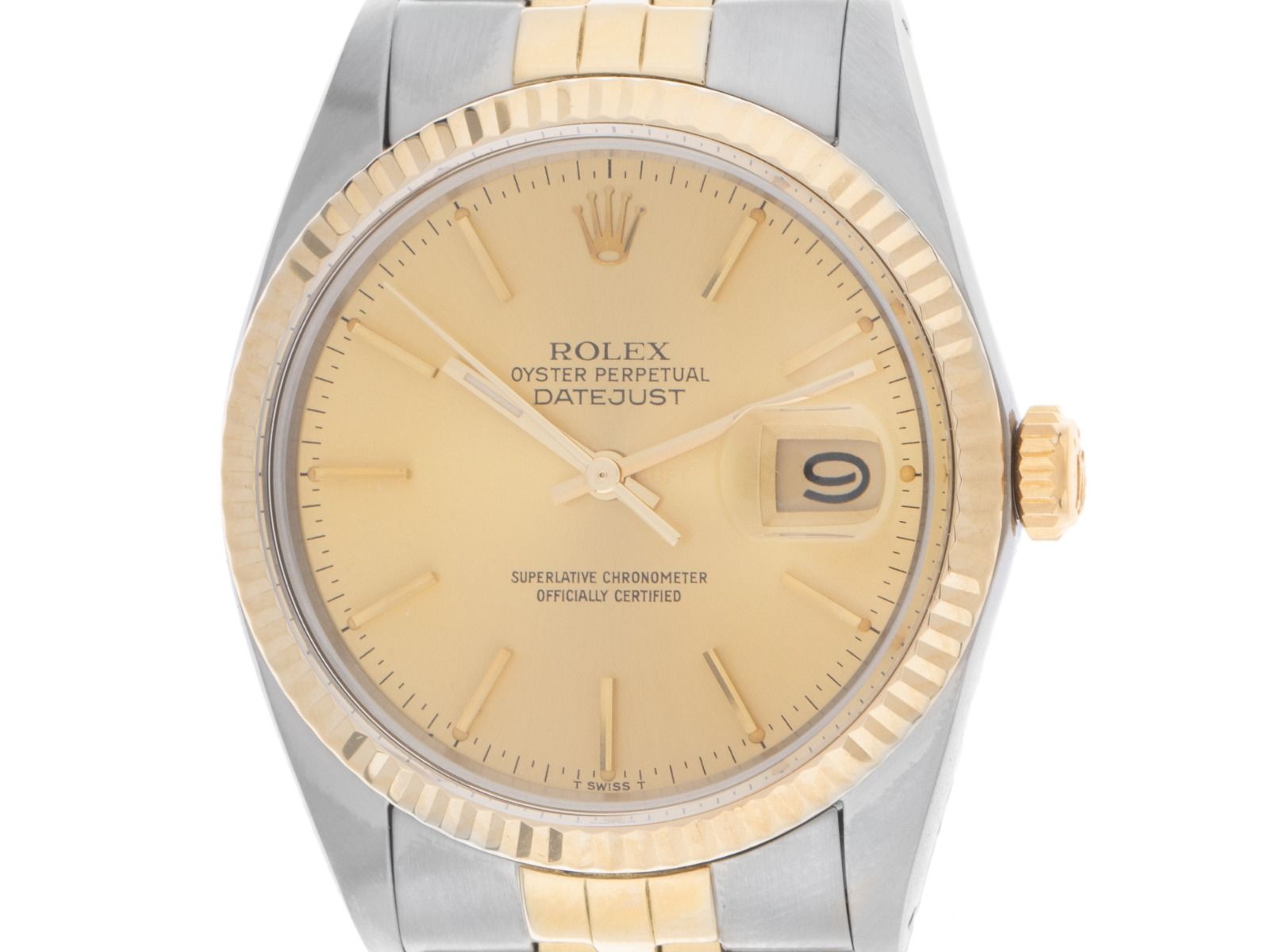 Rolex Datejust Ref.16013 Bj.1984 Box&Bescreibung sehr gut Vintage