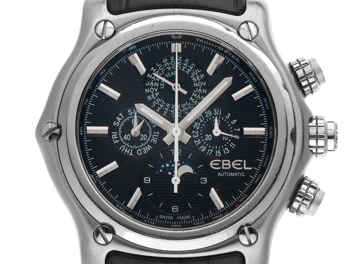 Ebel Heritage Perpetual Calender Ref.E9288L70 2020 Full Set wie Neu Vintage 