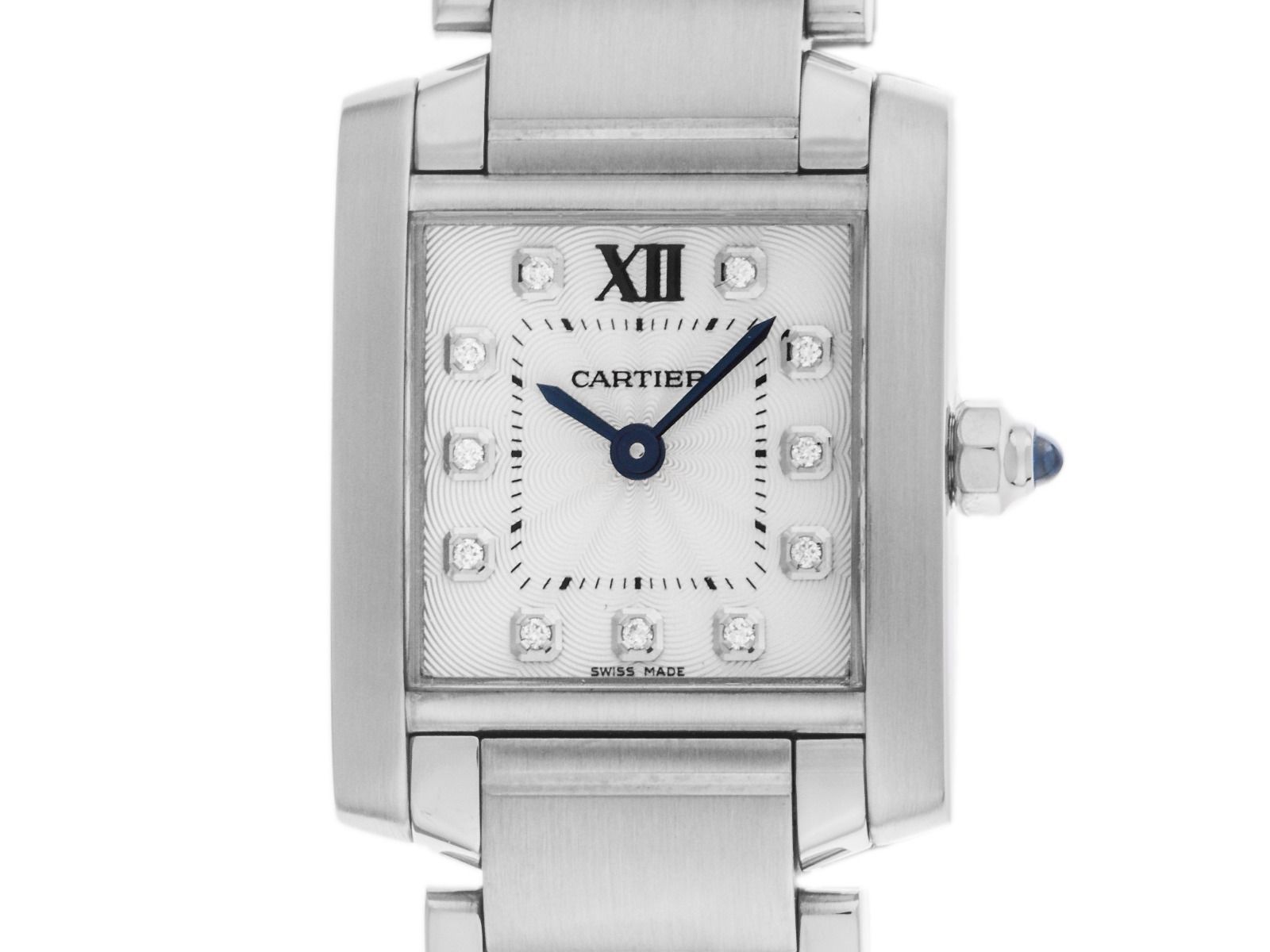 Cartier Tank Francaise PM kleines Modell Ref.3217 2016 Full Set sehr gut Vintage