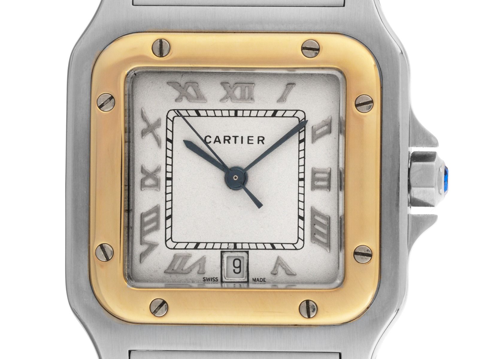 Cartier Santos Galbee GM Ref.187901 Bj.1995 Full Set sehr gut Vintage 