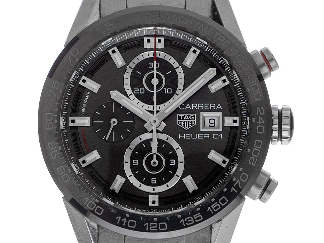 Tag Heuer Carrera Ref.CAR201W.BA0714 Bj.2018 Full Set sehr gut Vintage