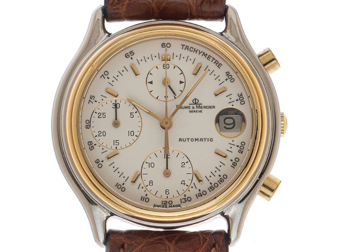 Baume & Mercier Baumatic Ref.6103 Bj.1992 original Box sehr gut Vintage